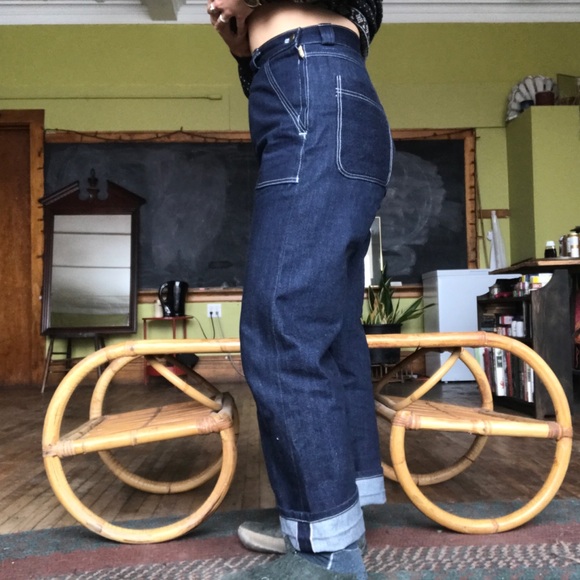 Womens indigo Selvedge jeans - Picture 2 of 8